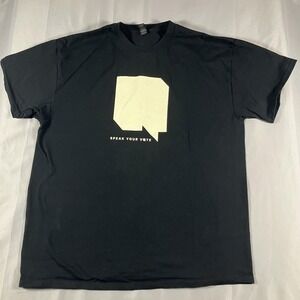 Gildan Shirt Mens XL Black Speak Your Vote 2024 Graphic Tee Election Political
